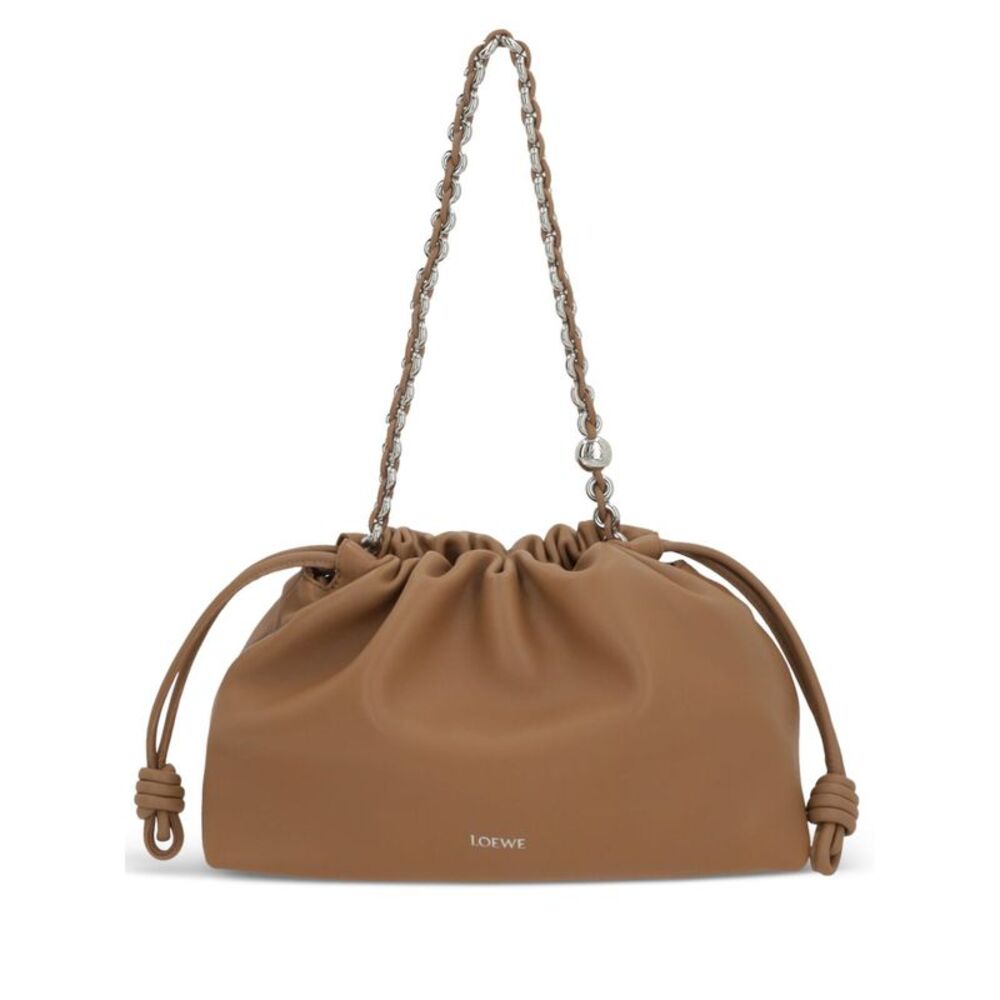Loewe Women Flamenco Medium Leather Clutch